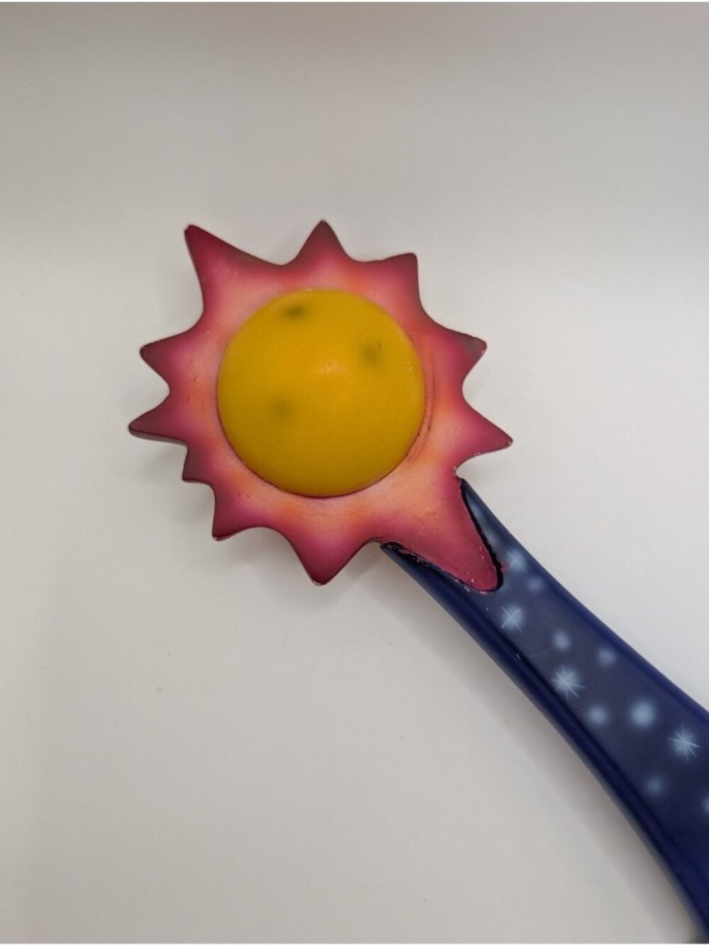 Uinta Solstice Kolsch Style Tap Handle Blue Yellow Sun 11" Beer Collectible RARE - Picture 2 of 5